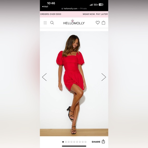 Hello Molly Dresses & Skirts - Hello Molly Pretty Pals Dress Red